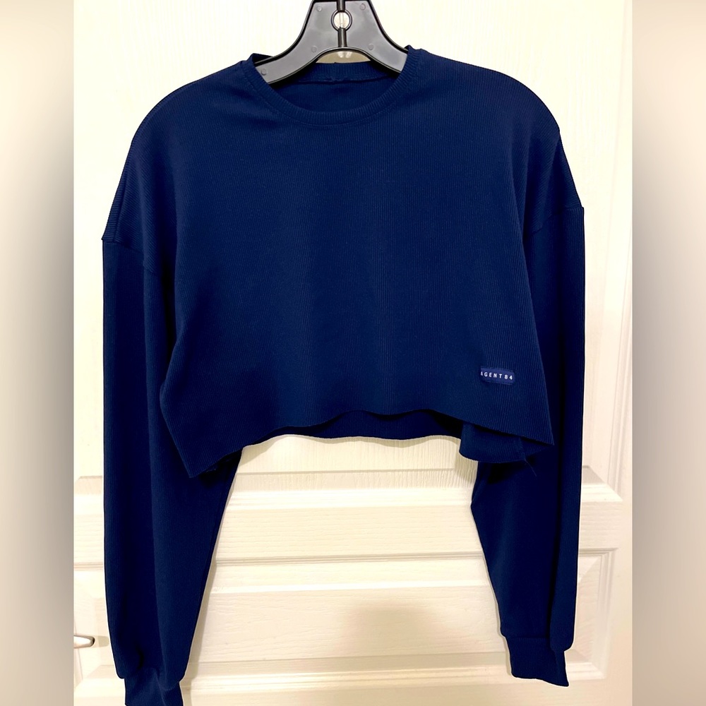 Agent 84 Ribbed Crop Top Size XS/S